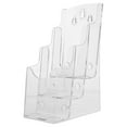 thumbnail image 1 of Transparent Lottery Rack Wall-mounted File Holder Office File Manager Pamphlets Stand, 1 of 8