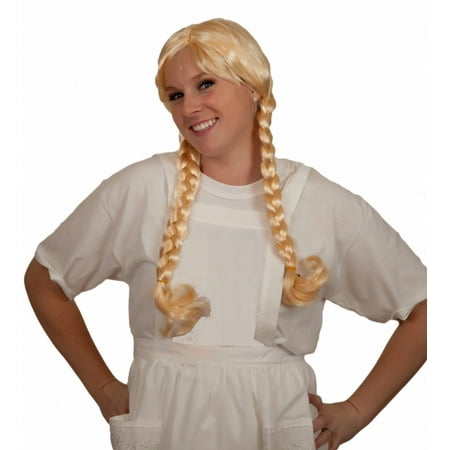 GERM Oktoberfest Party Blonde Wig for Women | Adult