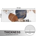 thumbnail image 5 of Kitchen Rugs Sets Of 2,Blue Boho Abstract and Plant Pattern Anti Fatigue Kitchen Mat Rugs Non Slip Washable,Decorative Kitchen Floor Mats for Kitchen,Sink,Laundry,17"X47", 5 of 5