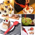 thumbnail image 6 of WuPing 4 Pcs Kitchen Multicolor Silicone Spatulas, Heat Resistant Non-Stick 11 Inch Rubber Spatula, 6 of 7
