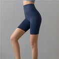 thumbnail image 3 of Naiovety Pantalones cortos deportivos para mujer, pantalones de entrenamiento de gimnasia en casa, entrenamiento de Fitness, Yoga, ciclismo, Ciclismo Negro/S, 3 of 6