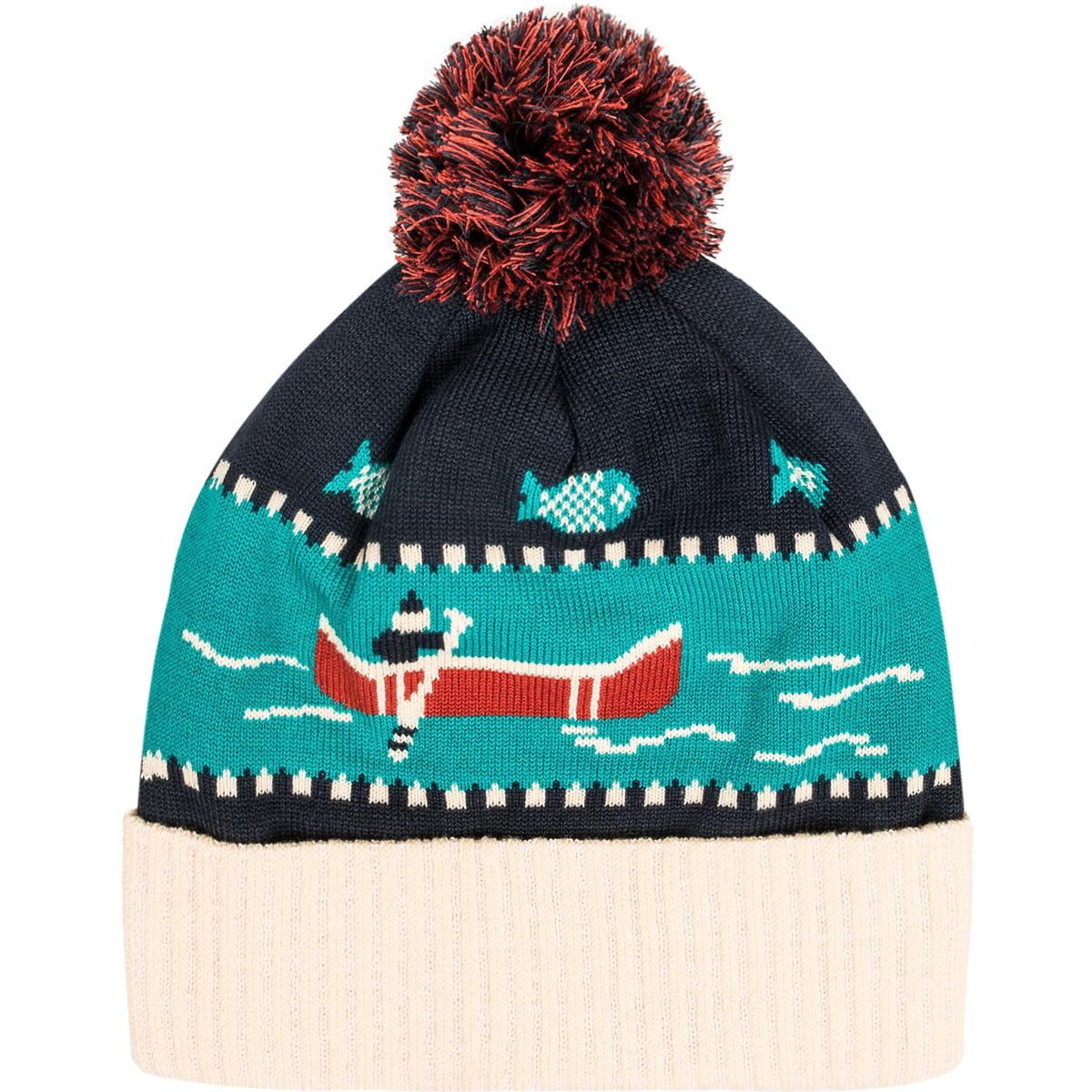 United By Blue Canoe Pom Beanie Aqua 