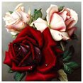 thumbnail image 1 of Rose Flower - Full Diamond Painting 30x30cm, 1 of 3