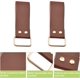 thumbnail image 2 of Tape Measure Holder, 2pcs Leather Belt Clip Tape Strong Measuring Tape Clip Tool Belt Tape Leather Belt Clip Drill Impact Tool Holster (dark Brown), 2 of 2