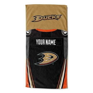 Men's Fanatics Branded Black Anaheim Ducks Home Breakaway Custom Jersey Size: Extra Large