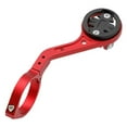 thumbnail image 3 of Bicycle Rack Bicycle Handlebar Mount Bracket with 3 Adapters for Bars Camera and Flashlight Mount(Red,1-Piece) Rkxzt, 3 of 8