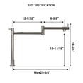 thumbnail image 3 of Brushed Nickel Pot Filler Kitchen Faucet Deck-Mounted, 3 of 3