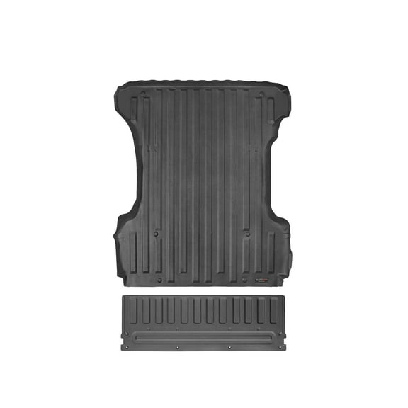 WeatherTech TechLiner Truck Bed Liner compatible with 2009-2014 Ford F-150, Complete Set (Bed Liner and Tailgate Liner), Black