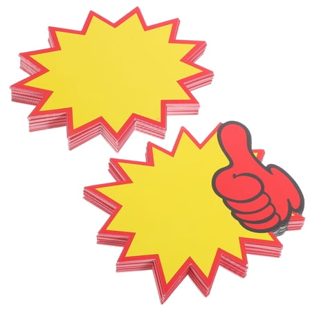 100PCS Blank Sale Signs for Retail Stores Retail Signs Retail Store Signs Blank Retail Signs Store Signs Blank Retail Sale Signs Sales Price Tags