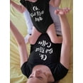 thumbnail image 2 of OK But First Coffee - Milk Mom & Son / Daughter Matching Set Mom & Baby Shirts Mom Black Medium / Baby Black 6M (3-6M), 2 of 6