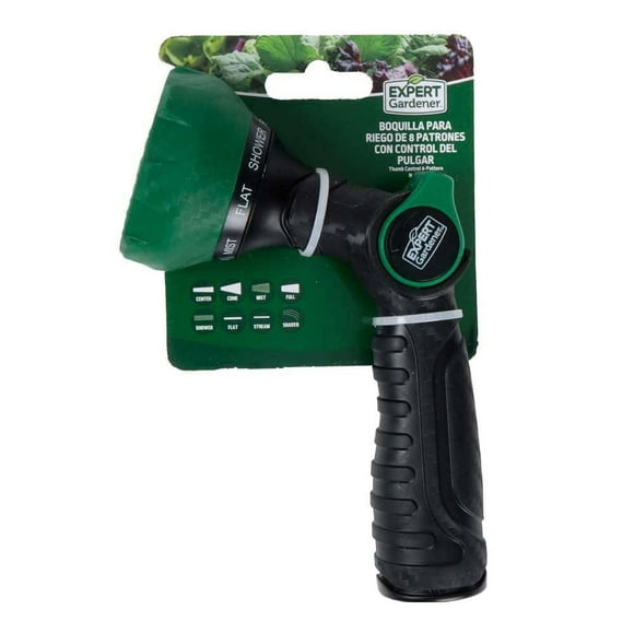 Boquilla para Riego Expert Gardener 18 cm 8 Patrones