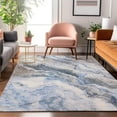 thumbnail image 7 of Addison Rugs Mayfield Premium Machine Washable Transitional Abstract Blue Rectangle Rug, 5' x 7'6", 7 of 7