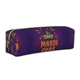 thumbnail image 1 of Fotbe Mardi Gras2 Estuche para Lápices de Cuero con Estampado, Estuche con Cremallera Resistente, Organizador Compacto y Elegante para Papelería, 1 of 7