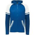 thumbnail image 4 of Holloway Sportswear XL Boys RETRO GRADE JACKET Royal/White 229661, 4 of 5