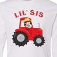 thumbnail image 4 of Inktastic Farmer Tractor Little Sis Long Sleeve Youth T-Shirt, 4 of 5