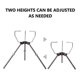 thumbnail image 2 of Outdoor Camping Gastank and Stoves Bracket Portable Detachable Furnace Rack Height Adjustable Aluminum Alloy Stoves Expansion Bracket, 2 of 2