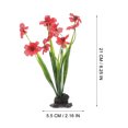 thumbnail image 3 of Milisten 1 Set Tall Grass Shape Desktop Fish Tank Plant Black Background Violet Desktop Decoration, 3 of 4