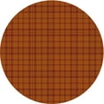 thumbnail image 1 of Ahgly Company Machine Washable Indoor Round Transitional Orange Red Orange Area Rugs, 5' Round, 1 of 7