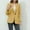 01-Yellow, variant on Women Fall Clothes Solid Color Blazers for Women Business Casual Outfits for Women Office Work Open Front Jacket
