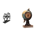 thumbnail image 1 of Servilletero de globo terráqueo de hierro, reloj de mesa moderno con forma de de perro, decoración para el hogar, elegante organizador, dispens, 1 of 8