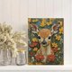thumbnail image 2 of Qisvanset Framed Canvas Wall Art 12x16 Inch Wildflower Fawn Woodland Nature Lover Art, 2 of 5