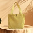 thumbnail image 1 of Bolso de hombro de pana, bolso Hobo de moda para desplazamientos, trabajo al aire libre, viajes, oficina Amarillo, 1 of 10