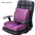 thumbnail image 4 of Orthopedic Hemorrhoid Seat Cushion Memory Foam Car Pillow Set Slow Rebound Office Chair Sofa Waist Support Coccyx Pain Relief, 4 of 5