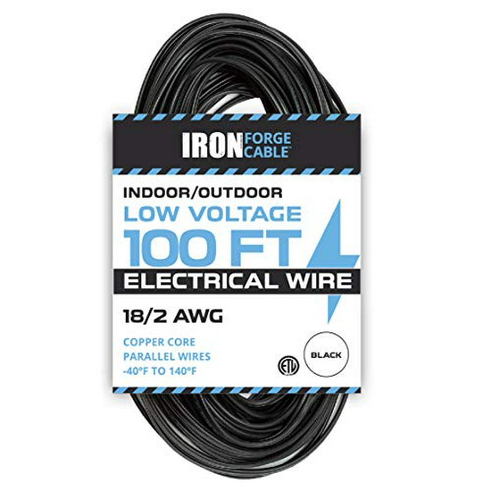 18/2 Low Voltage Landscape Wire - 100ft Indoor/Outdoor Low-Voltage
