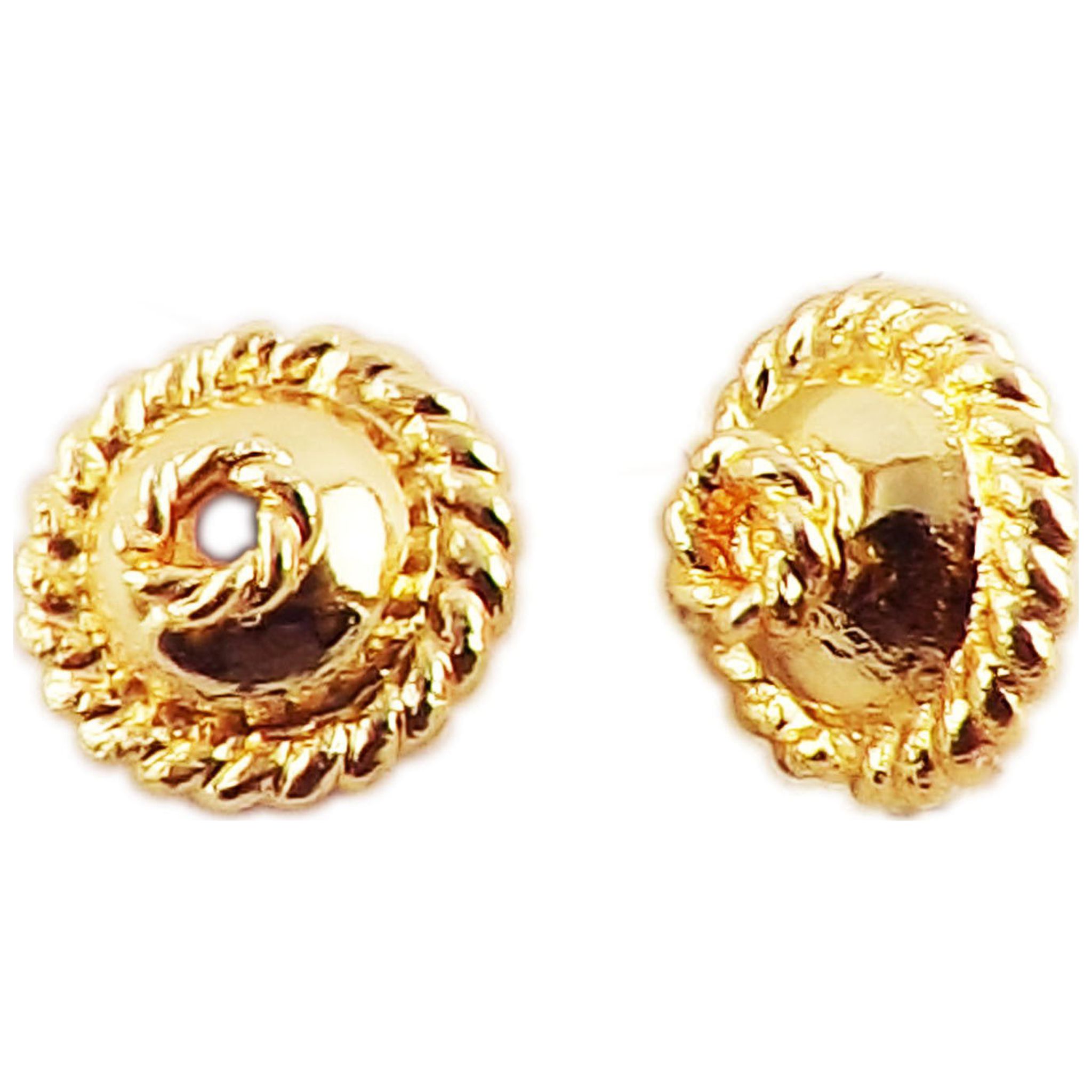 CG-136 18K Gold Overlay Bead Cap
