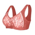 thumbnail image 2 of Xdegoge Bras for Women Front Closure Push Up Soft Supportive Wireless Maternity Breastfeeding Nursing Bra Lace Breathable No Underwire Bralettes, 2 of 6