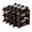 Ebony Triple Layer, variant on OIUR Bamboo Wine Rack Holder Bar Cabinets Stackable Storage Cube Tabletop for Champagne Multilayer DIY Assembled Natural Wood Bottle Holder for Kitchen Countertop