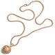 thumbnail image 1 of Collar con colgante de baloncesto, bola hueca de acero inoxidable, collar conmemorativo para amantes del baloncesto, joyería deportiva para hombres, mujeres y adolescentes Wmkox8yi sjalhkljlk808, 1 of 9