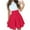 Red, variant on LYXSSBYX Women High Waist A-line Skirt Hot Sale Clearance Women Fashion High Waist Tutu Multicolor Pleated Solid Short Skirt