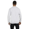 thumbnail image 3 of Champion Mens Double Dry Eco Fleece Crew, M, Silver Grey, 3 of 4