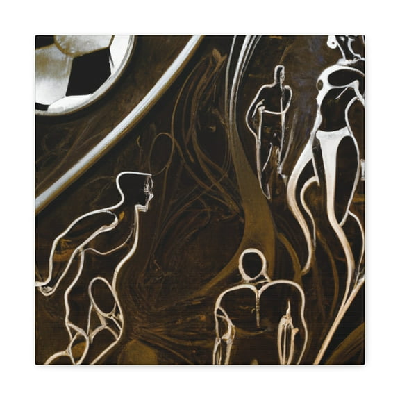 "Football in the Air" - Canvas