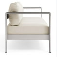 thumbnail image 2 of Modway Canapé de Patio Extérieur en Aluminium, Argent Beige, 2 of 10