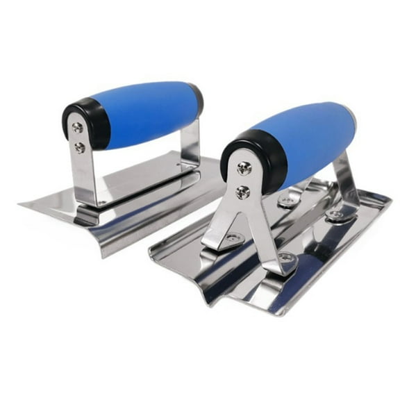 1Pc Plastering Trowel Float Flooring Trowel Concrete Trowel Square Corners Groover Grout Cutter Construction Tool Scraping Putty A Fangkenuo