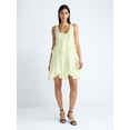 thumbnail image 2 of Devil Wears Prada Scoop Collection Women’s and Women's Plus Mini Ruffle Tank Dress, Sizes XS-4X, 2 of 5