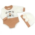 thumbnail image 2 of 18 Inch Doll Clothes Brown Bow Wrapped Fart Clothing Set, 2-piece set, 2 of 3