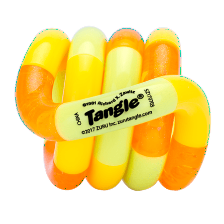 Classic ZURU Tangle - Orange, Yellow, Green Fidget Toy - Walmart.com