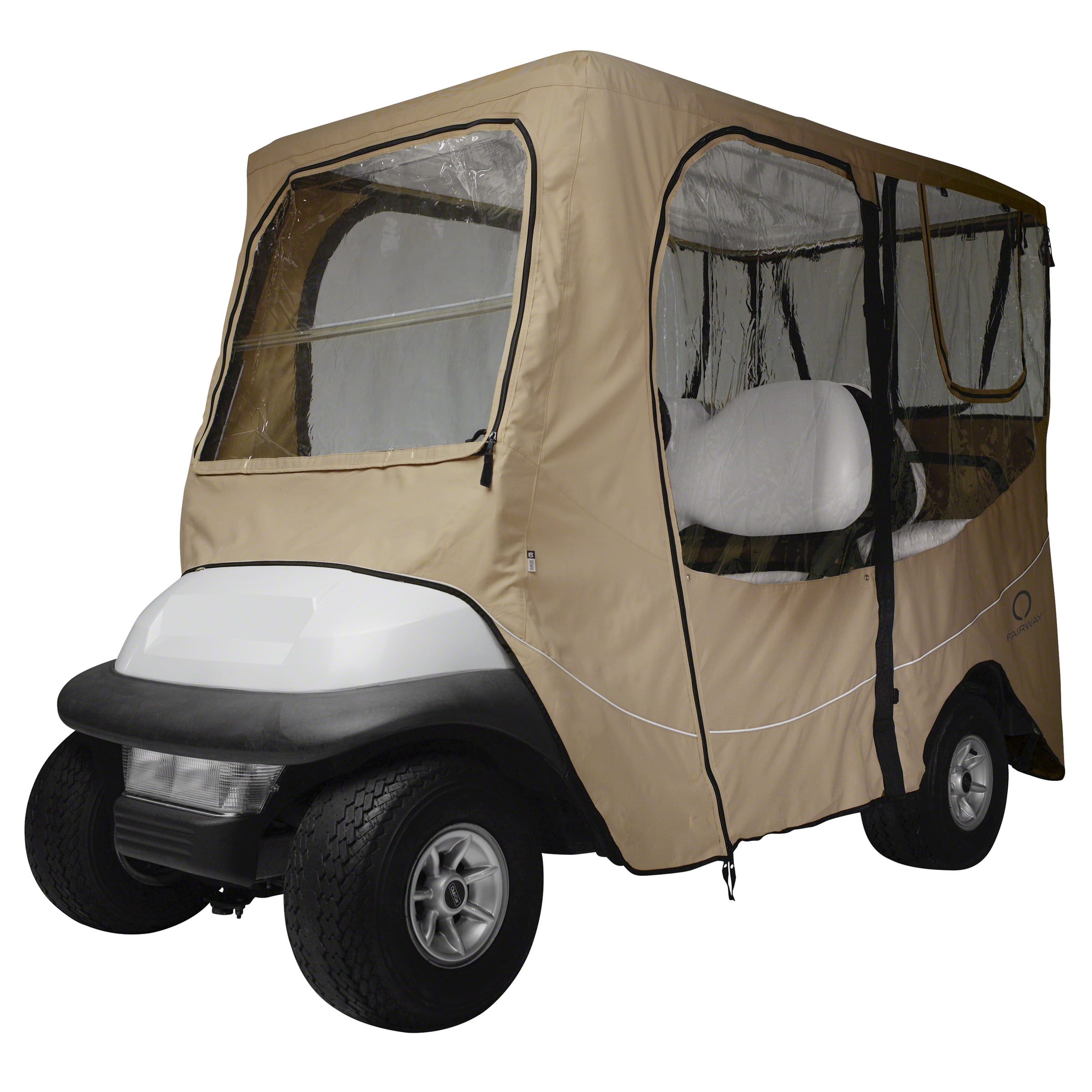 Classic Accessories Fairway Long Roof 4Person Deluxe Golf Cart