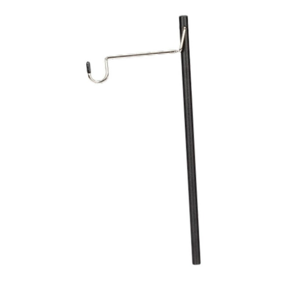 Soporte de luz para utensilios de camping con colgador, 32 cm de longitud, multifuncional para uso en exteriores, fácil de instalar, de acero al