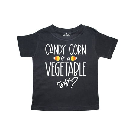 

Inktastic Halloween Candy Corn is a Vegetable Right Gift Toddler Boy or Toddler Girl T-Shirt