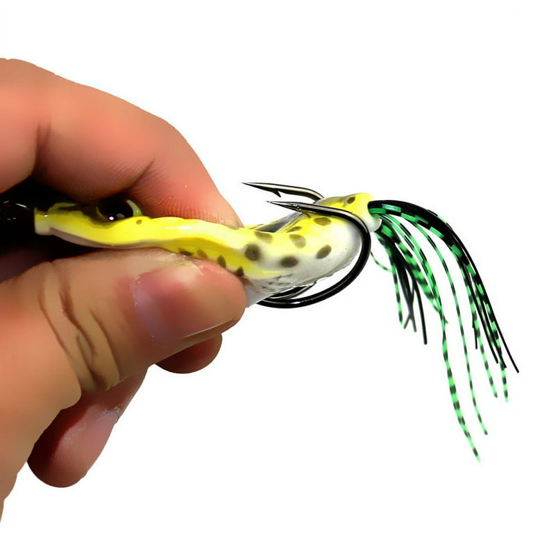 5Pcs Soft Plastic Fishing lures Frog lure With Hook Top Water 6.5CM 13G  Artificial Fish Tackle 