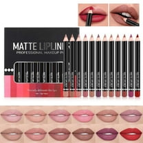 Kokovifyves Beauty and Makeup Gifts Set for Women Lipstick Pen Non Fading Stick Long Lasting Lipstick Pen 1.5gx12