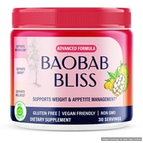 Baobab Bliss Powder, The Secret Native African Coffee, BaobabBliss Detox to Support Fitness & Healthy Lifestyle, All Natural Fiber Supplement, Organic Review (30 Servings)