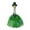 B, variant on Linnome St. Patrick's Day Goose Costume Set 4 Leaf Clover Top Hat Scarf Tutu Skirt for Patio Garden Holiday Decor Outfit B