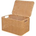 thumbnail image 1 of Cesta De Almacenamiento Tejida Con Tapa Y Marco Caja Organizadora Multifunción Para Ropa Y Artículos Diversos Ideal Para Hogar Y Oficina, 1 of 4