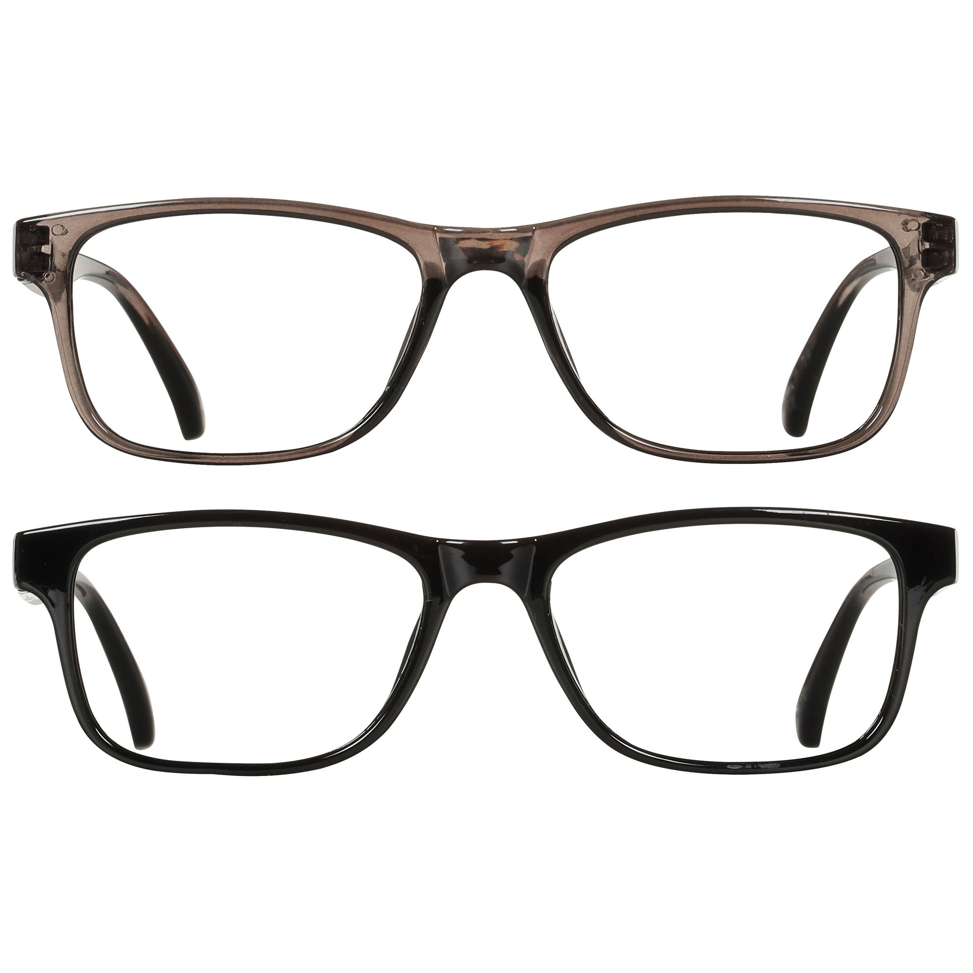 Bklyn, Montrose +2.50, Adult, Mens, Plastic Reading Glasses & Pouches Value Pack , 2 Ea