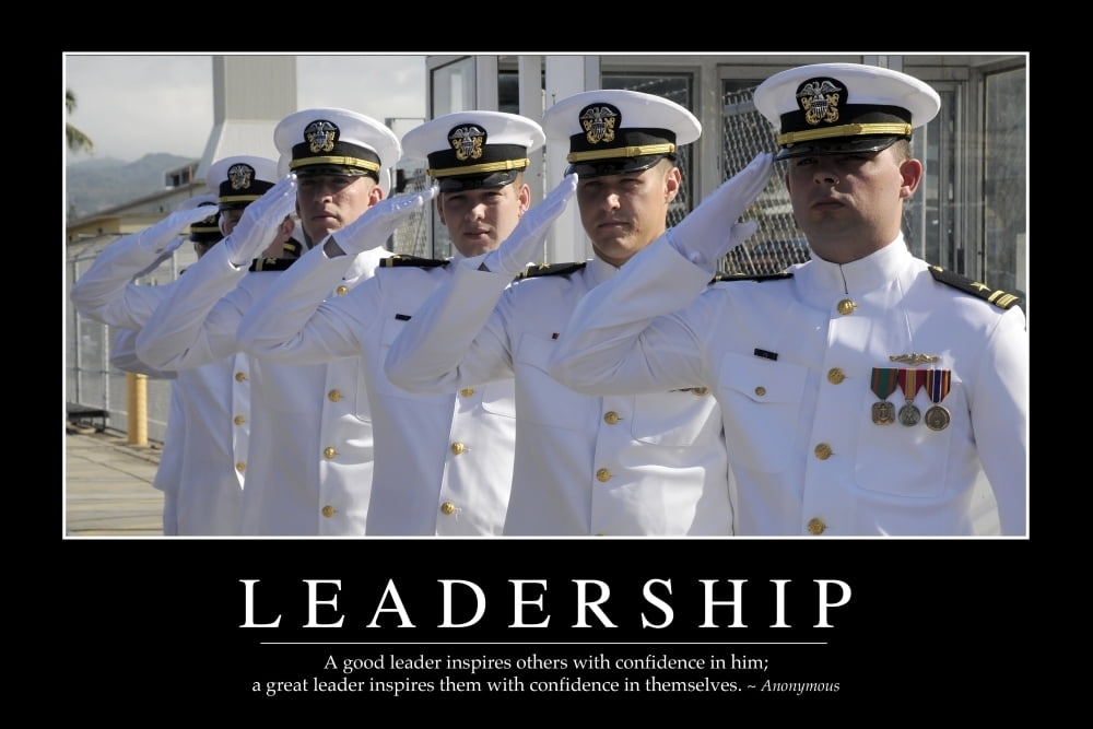 Leadership - Inspirational Quote and Motivational Poster It reads A
